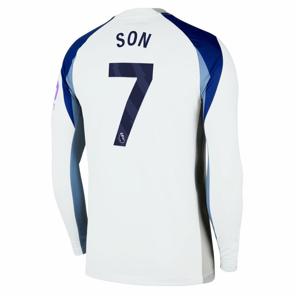 Nike - Son Heung-Min Tottenham Hotspur 2025/26 Home Replica Long Sleeve Jersey - White