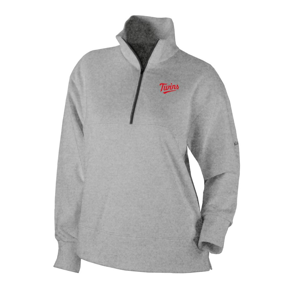 Minnesota Twins Columbia Women's Birchwood Hills Quarter-Zip Pullover Sale