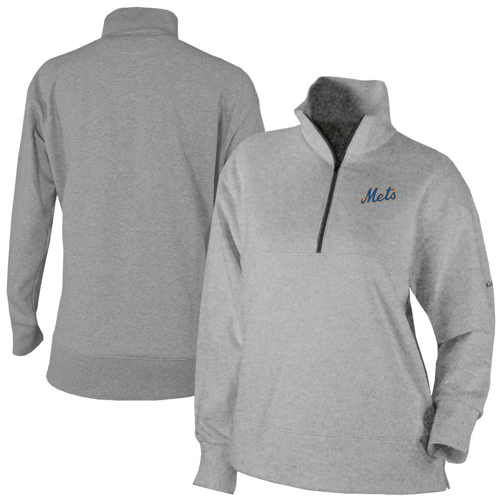New York Mets Columbia Women's Birchwood Hills Quarter-Zip Pullover Outlet