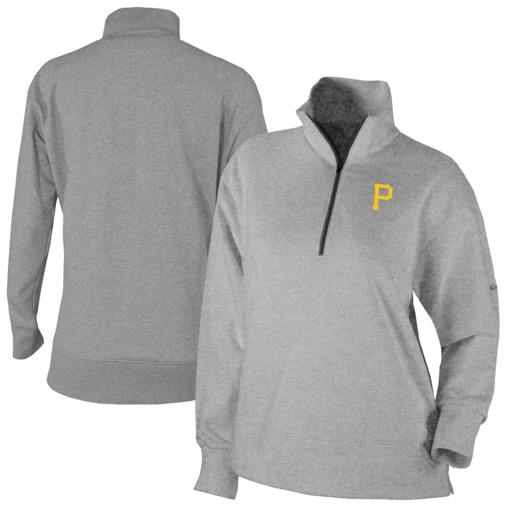 Pittsburgh Pirates Columbia Women's Birchwood Hills Quarter-Zip Pullover for sale
