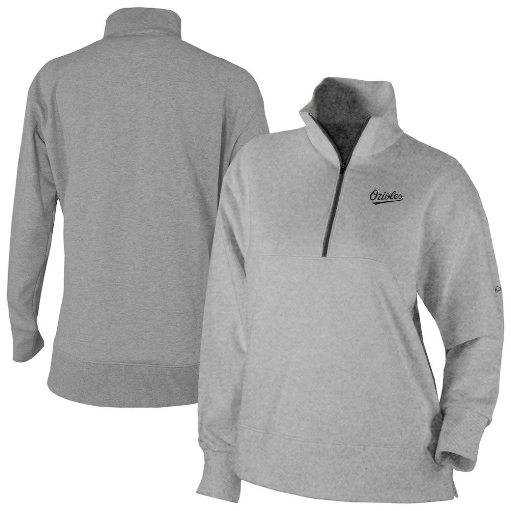 Baltimore Orioles Columbia Women's Birchwood Hills Quarter-Zip Pullover Online