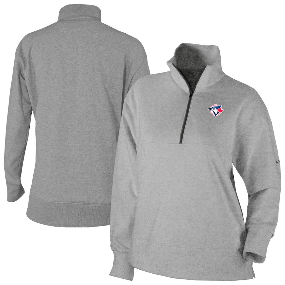Toronto Blue Jays Columbia Women's Birchwood Hills Quarter-Zip Pullover Near Me