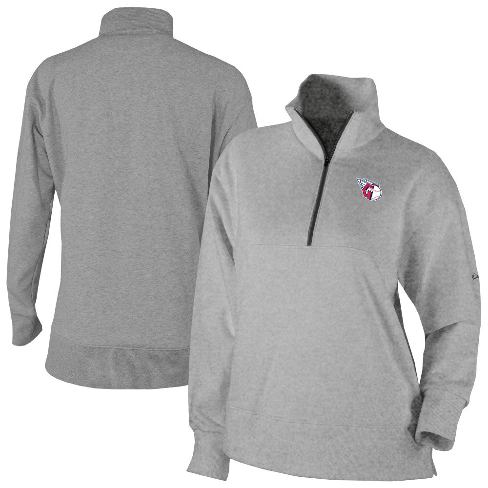 Cleveland Guardians Columbia Women's Birchwood Hills Quarter-Zip Pullover Sale