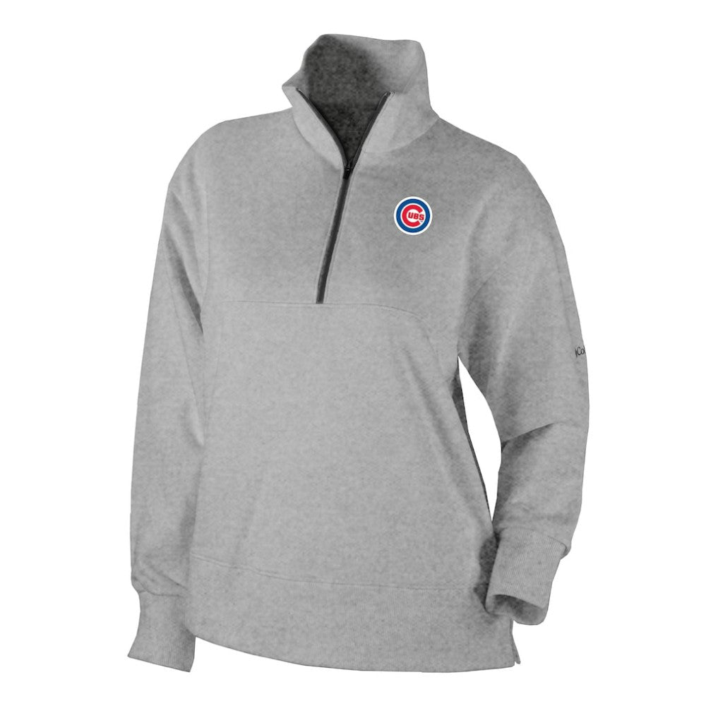 Chicago Cubs Columbia Women's Birchwood Hills Quarter-Zip Pullover Sale