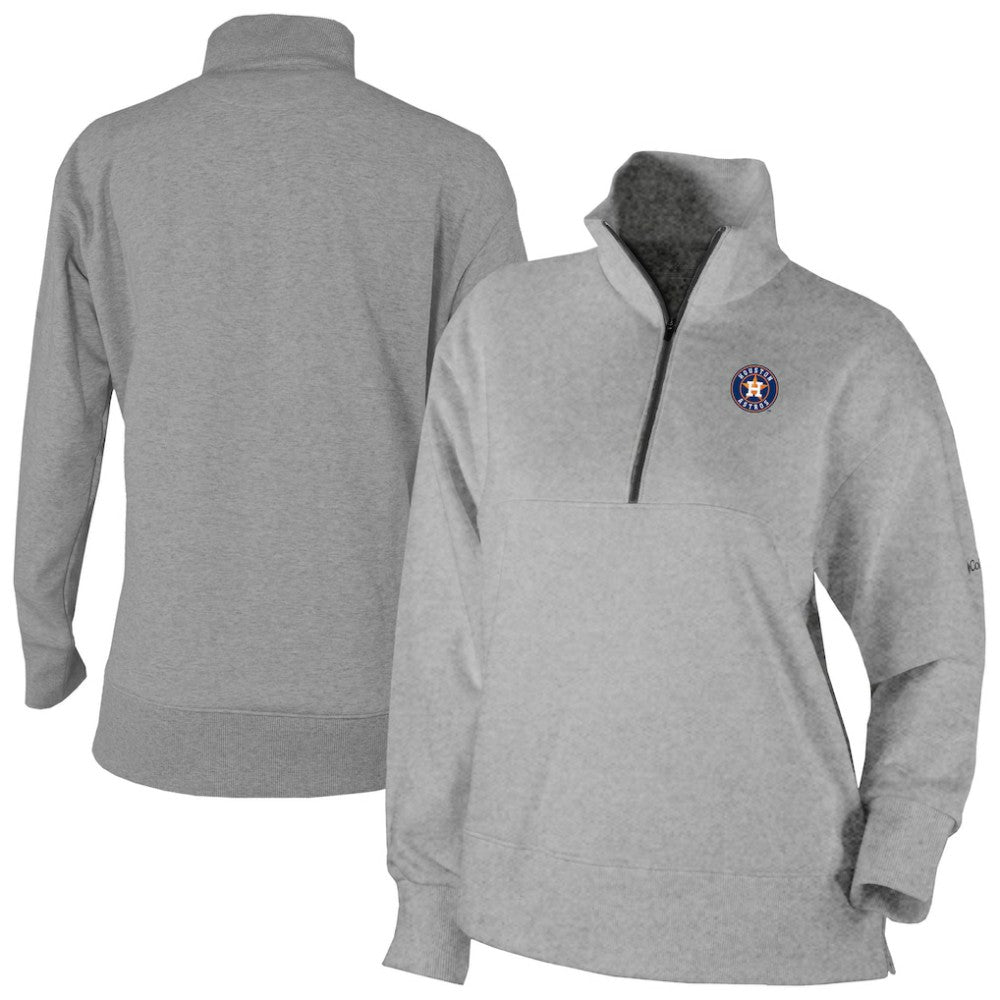 Houston Astros Columbia Women's Birchwood Hills Quarter-Zip Pullover Online