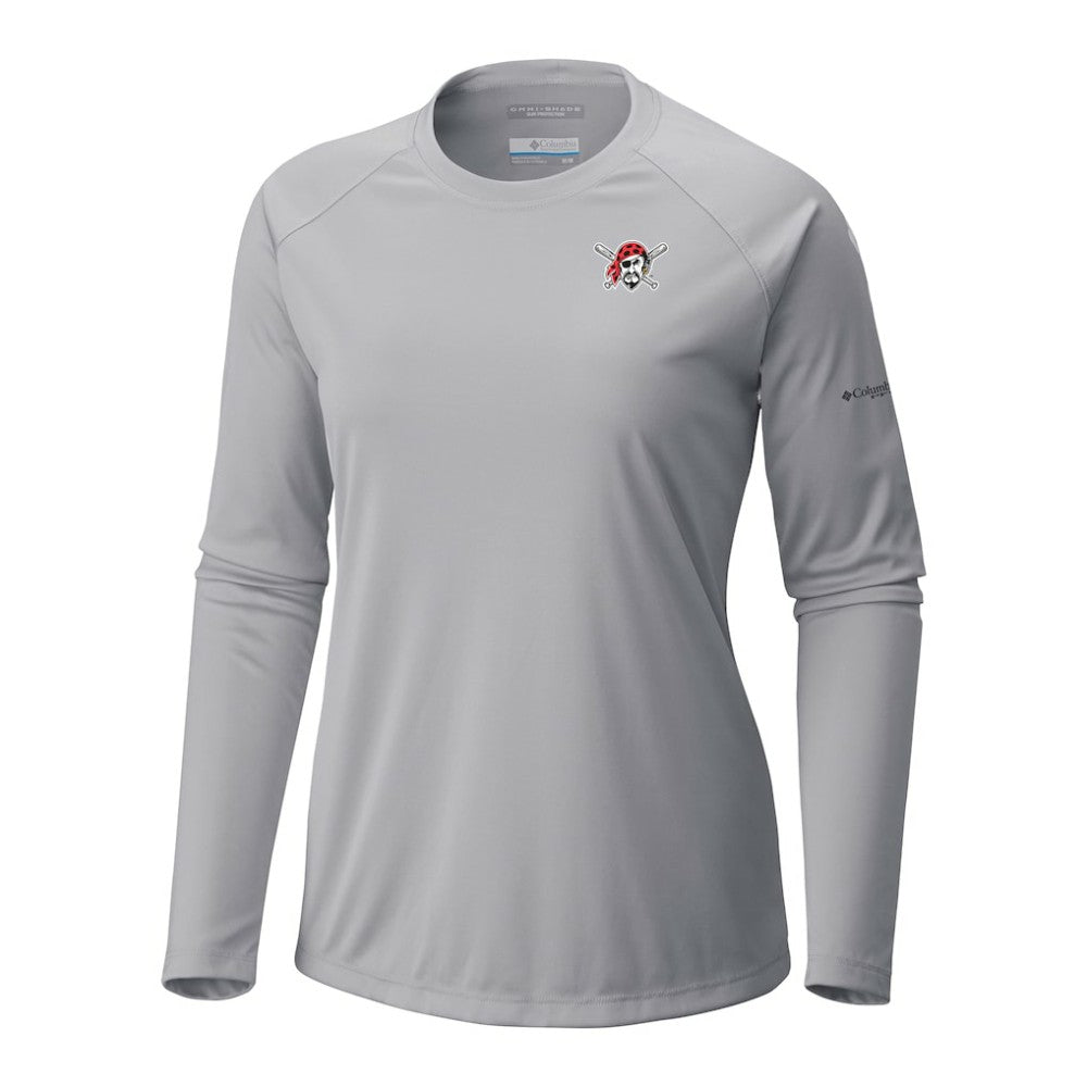 Pittsburgh Pirates Columbia Tidal Tee II Long Sleeve T-Shirt Outlet