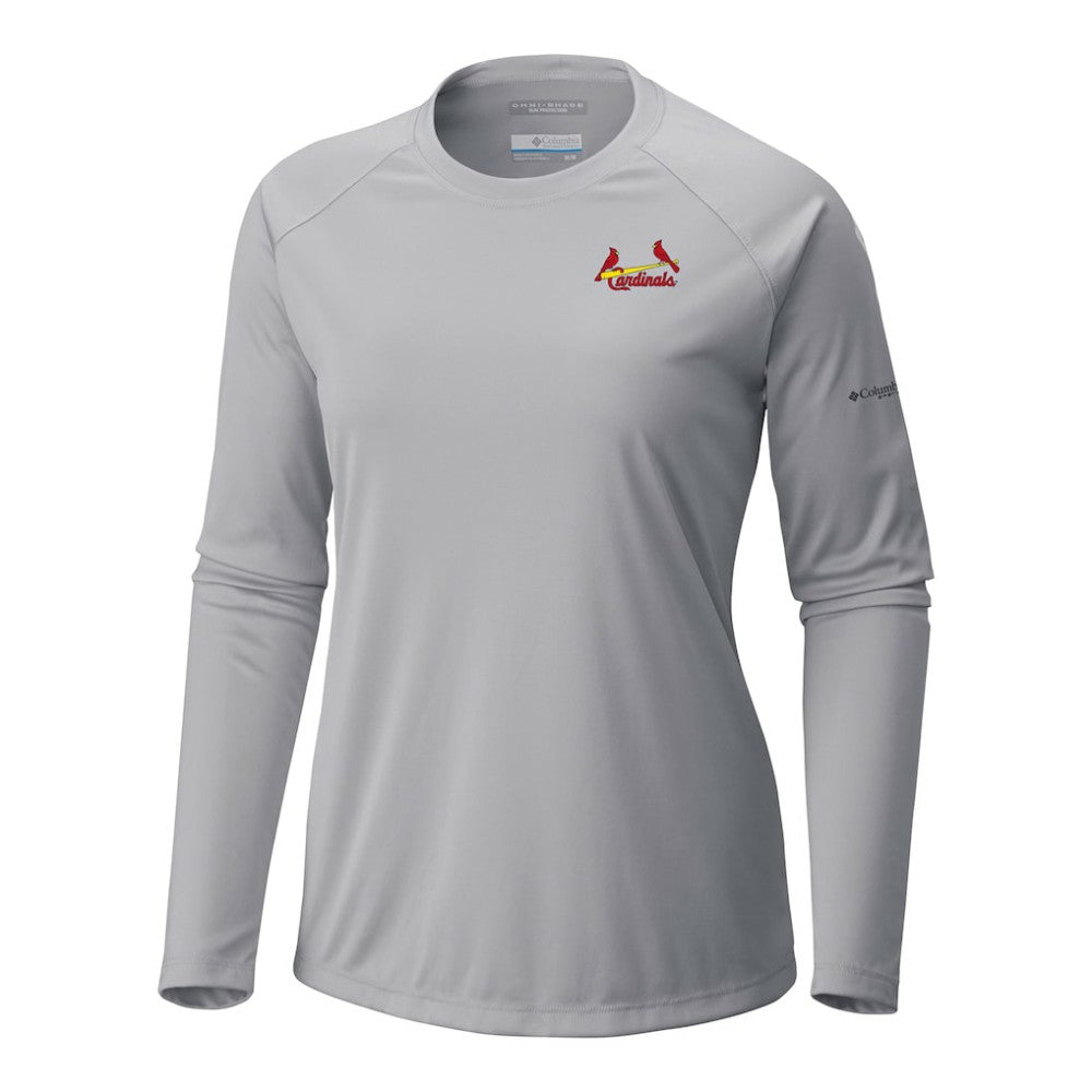 St. Louis Cardinals Columbia Tidal Tee II Long Sleeve T-Shirt Outlet