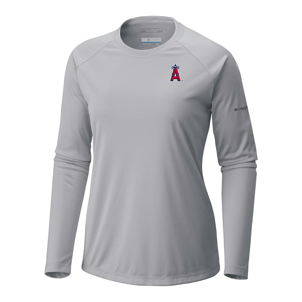 Los Angeles Angels Columbia Tidal Tee II Long Sleeve T-Shirt Sale