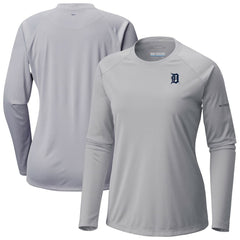 Detroit Tigers Columbia Tidal Tee II Long Sleeve T-Shirt Sale