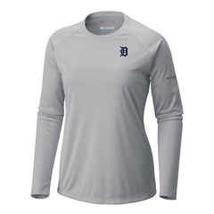 Detroit Tigers Columbia Tidal Tee II Long Sleeve T-Shirt Sale
