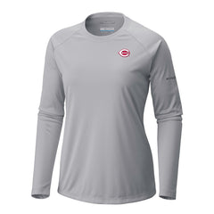 Cincinnati Reds Columbia Tidal Tee II Long Sleeve T-Shirt for sale