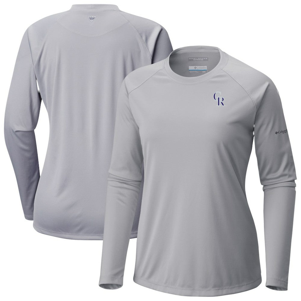 Colorado Rockies Columbia Tidal Tee II Long Sleeve T-Shirt Near Me