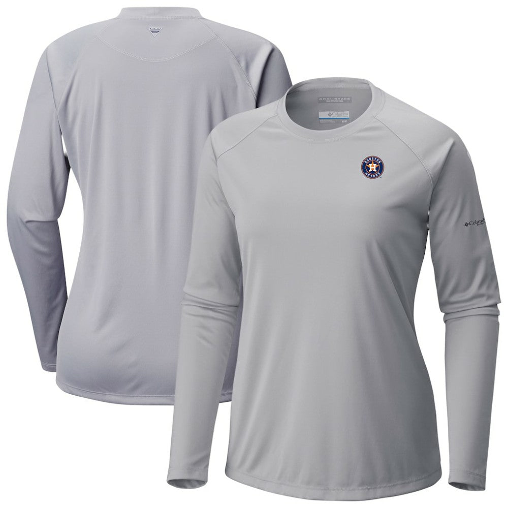 Houston Astros Columbia Tidal Tee II Long Sleeve T-Shirt Discount