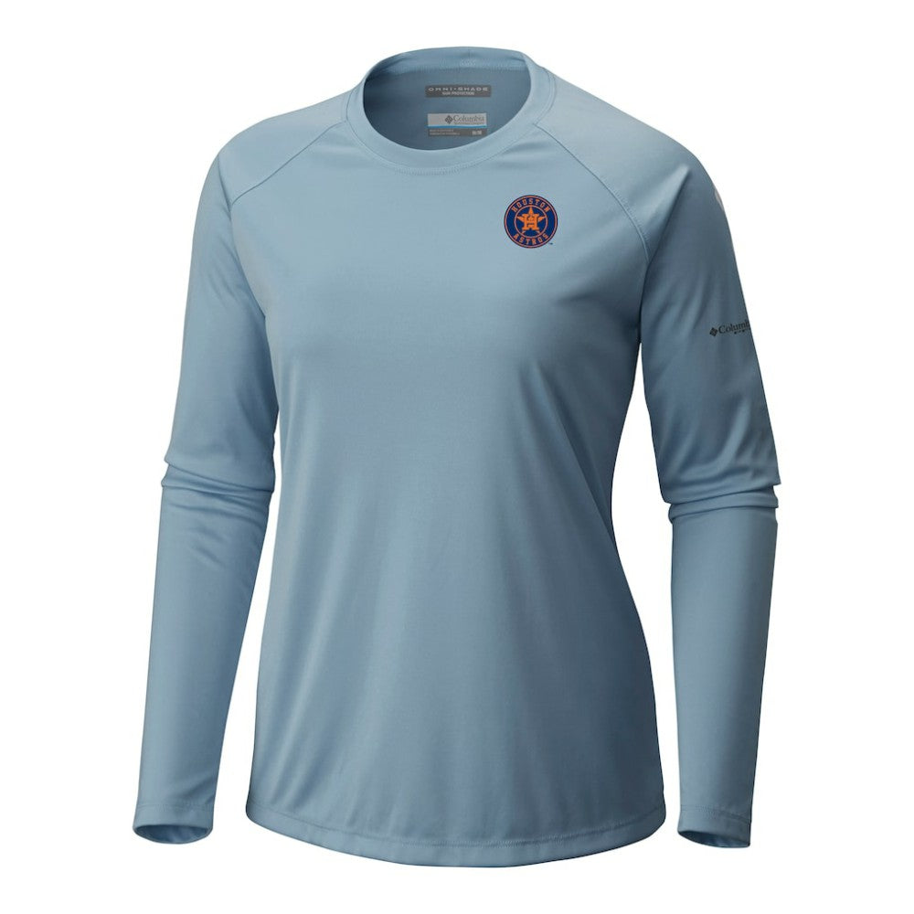 Houston Astros Columbia Tidal Tee II Long Sleeve T-Shirt Near Me