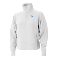 Los Angeles Dodgers Columbia Women's Wickhams Hills Raglan Omni-Wick Quarter-Zip Pullover Discount