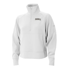 San Diego Padres Columbia Women's Wickhams Hills Raglan Omni-Wick Quarter-Zip Pullover Outlet