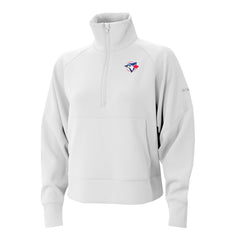 Toronto Blue Jays Columbia Women's Wickhams Hills Raglan Omni-Wick Quarter-Zip Pullover Discount