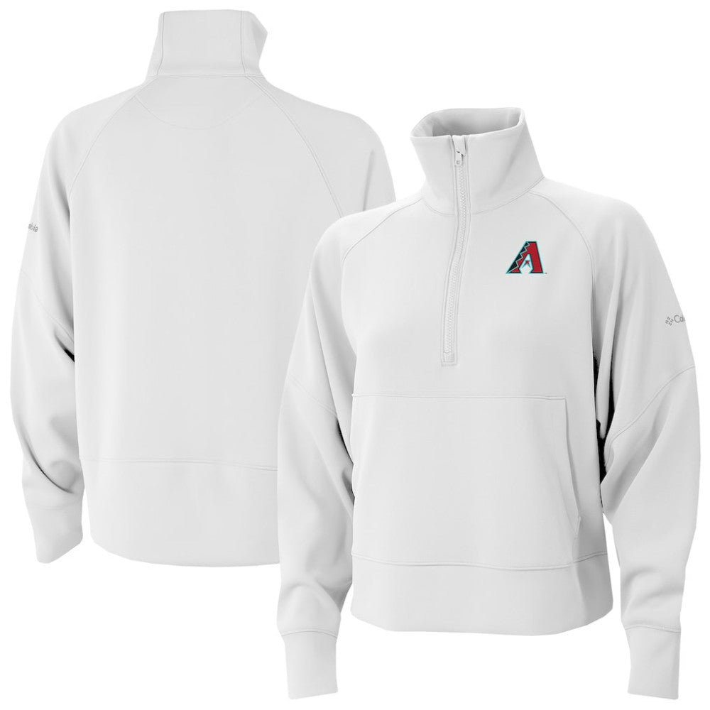 Arizona Diamondbacks Columbia Women's Wickhams Hills Raglan Omni-Wick Quarter-Zip Pullover Outlet