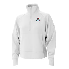Arizona Diamondbacks Columbia Women's Wickhams Hills Raglan Omni-Wick Quarter-Zip Pullover Outlet