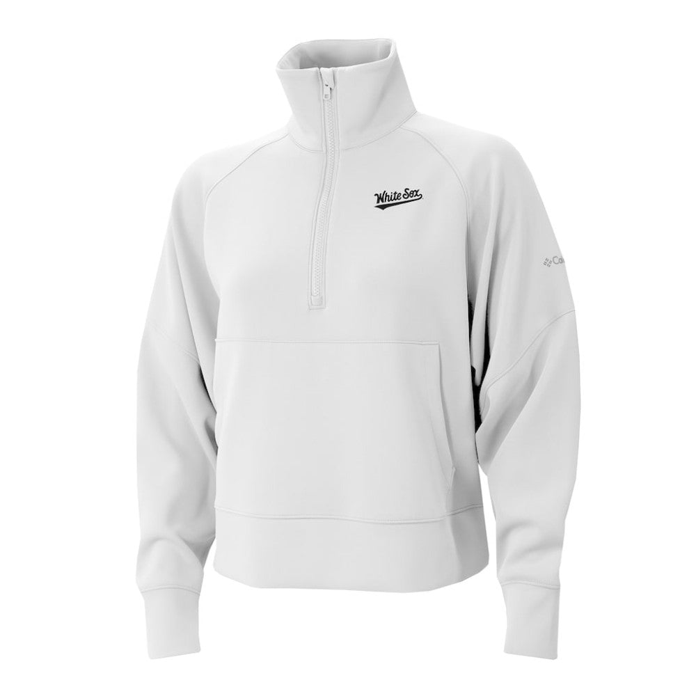 Chicago White Sox Columbia Women's Wickhams Hills Raglan Omni-Wick Quarter-Zip Pullover Discount
