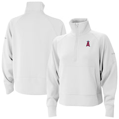 Los Angeles Angels Columbia Women's Wickhams Hills Raglan Omni-Wick Quarter-Zip Pullover Online