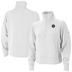 Milwaukee Brewers Columbia Women's Wickhams Hills Raglan Omni-Wick Quarter-Zip Pullover Sale
