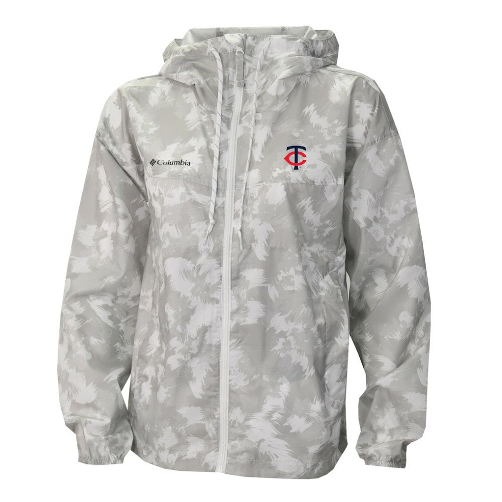 Minnesota Twins Columbia Women's Flash Challenger Full-Zip Hoodie Windbreaker Jacket Sale