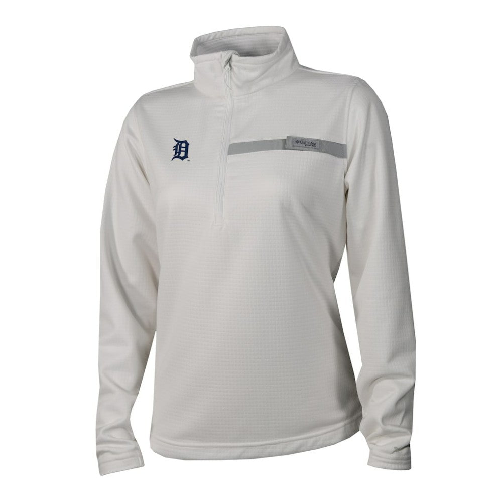 Detroit Tigers Columbia Women's Skiff Guide Fleece Half-Zip Pullover Jacket Near Me