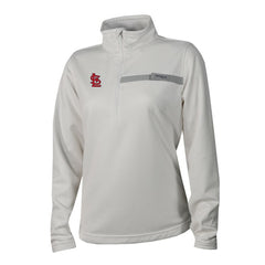 St. Louis Cardinals Columbia Women's Skiff Guide Fleece Half-Zip Pullover Jacket for sale