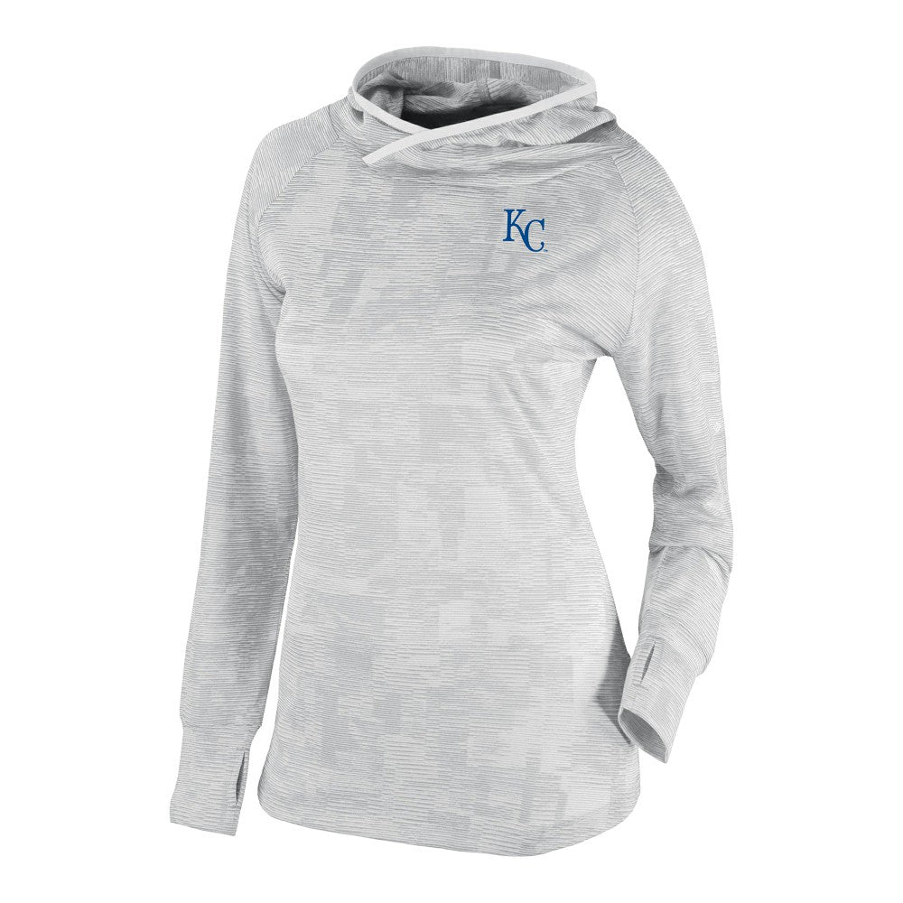 Kansas City Royals Columbia Women's Omni-Wick Sunday Ball Raglan Pullover Hoodie Sale