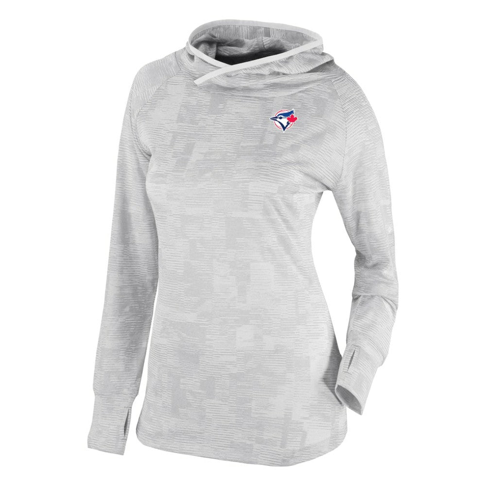 Toronto Blue Jays Columbia Women's Omni-Wick Sunday Ball Raglan Pullover Hoodie Sale