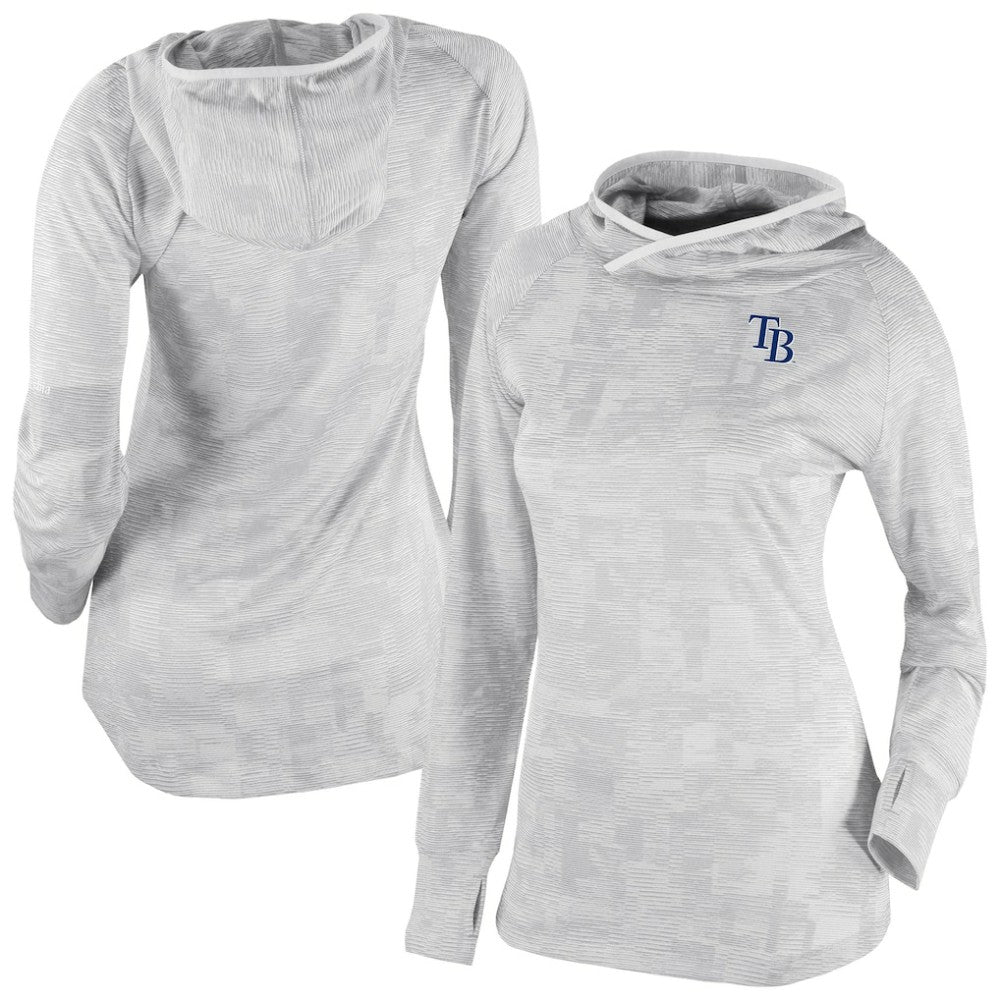 Tampa Bay Rays Columbia Women's Omni-Wick Sunday Ball Raglan Pullover Hoodie Outlet