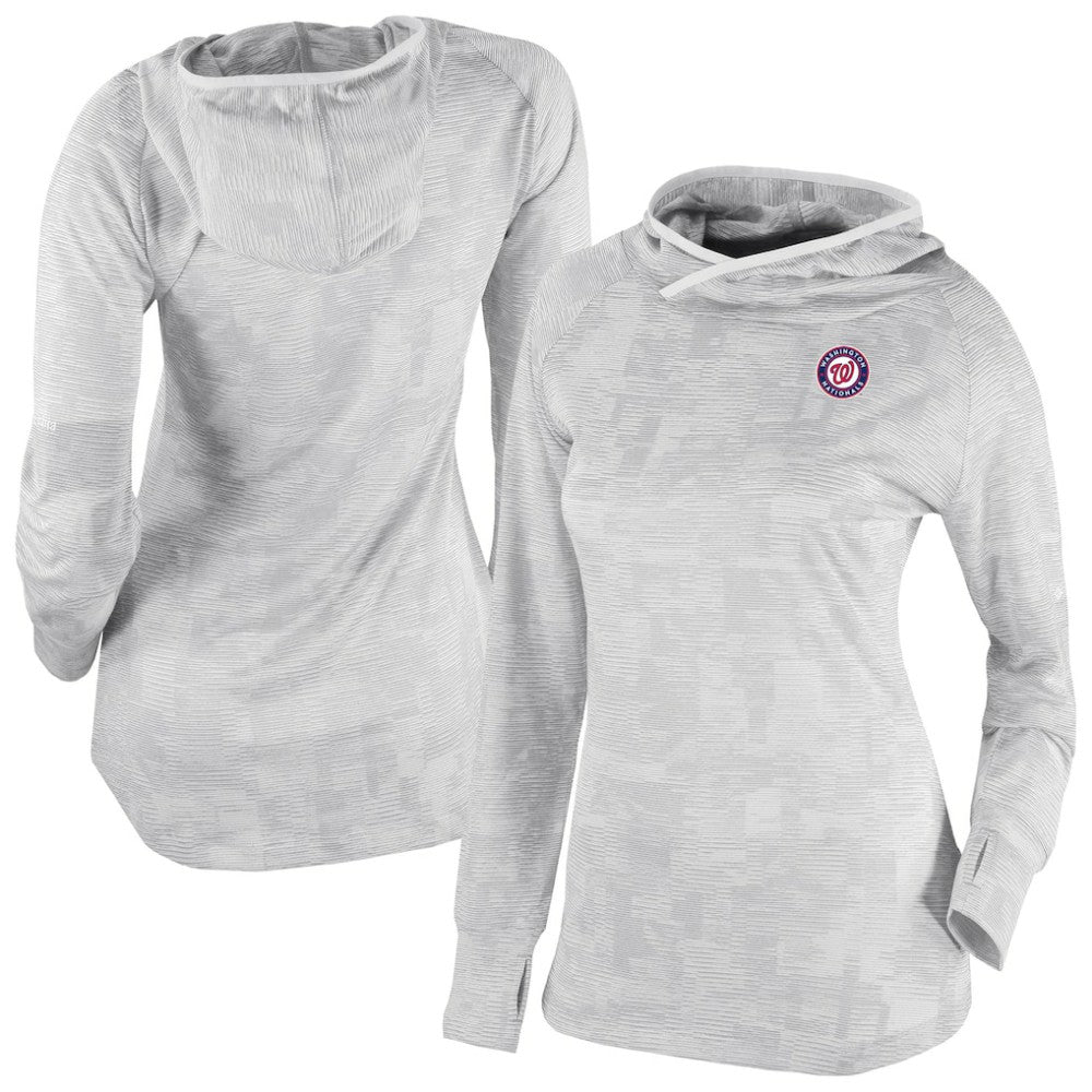 Washington Nationals Columbia Women's Omni-Wick Sunday Ball Raglan Pullover Hoodie Online