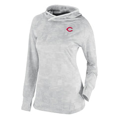 Cincinnati Reds Columbia Women's Omni-Wick Sunday Ball Raglan Pullover Hoodie Sale