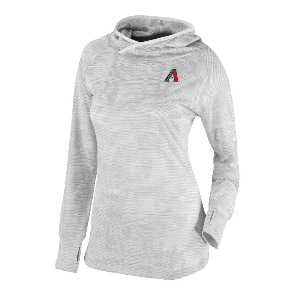 Arizona Diamondbacks Columbia Women's Omni-Wick Sunday Ball Raglan Pullover Hoodie for sale