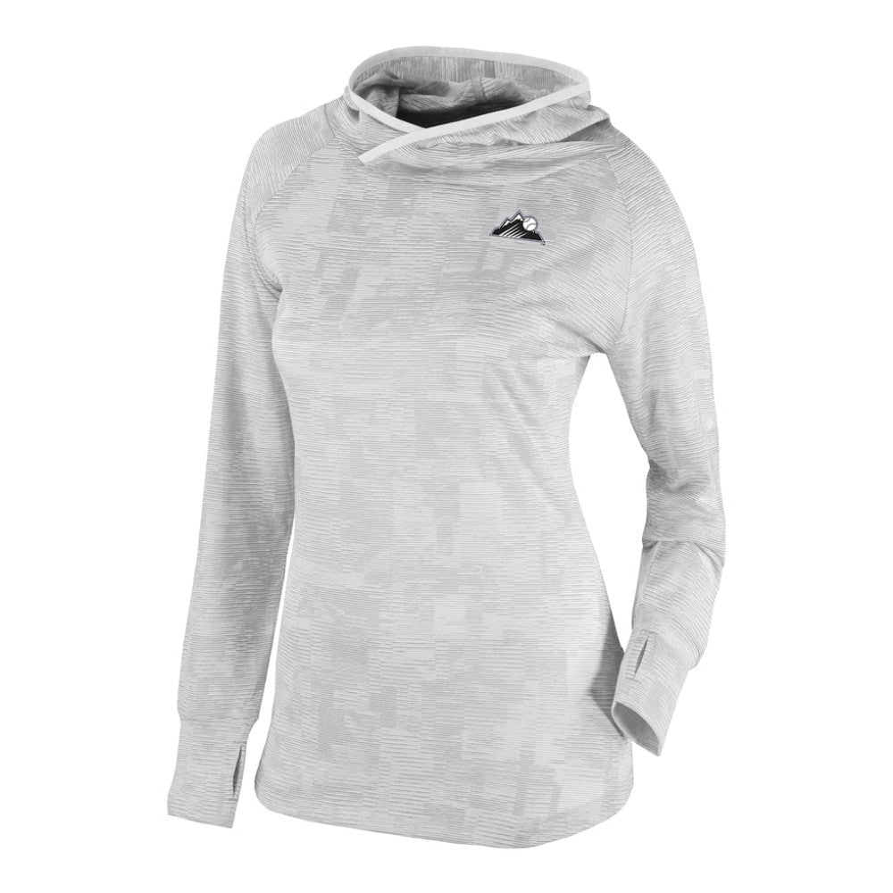 Colorado Rockies Columbia Women's Omni-Wick Sunday Ball Raglan Pullover Hoodie Online