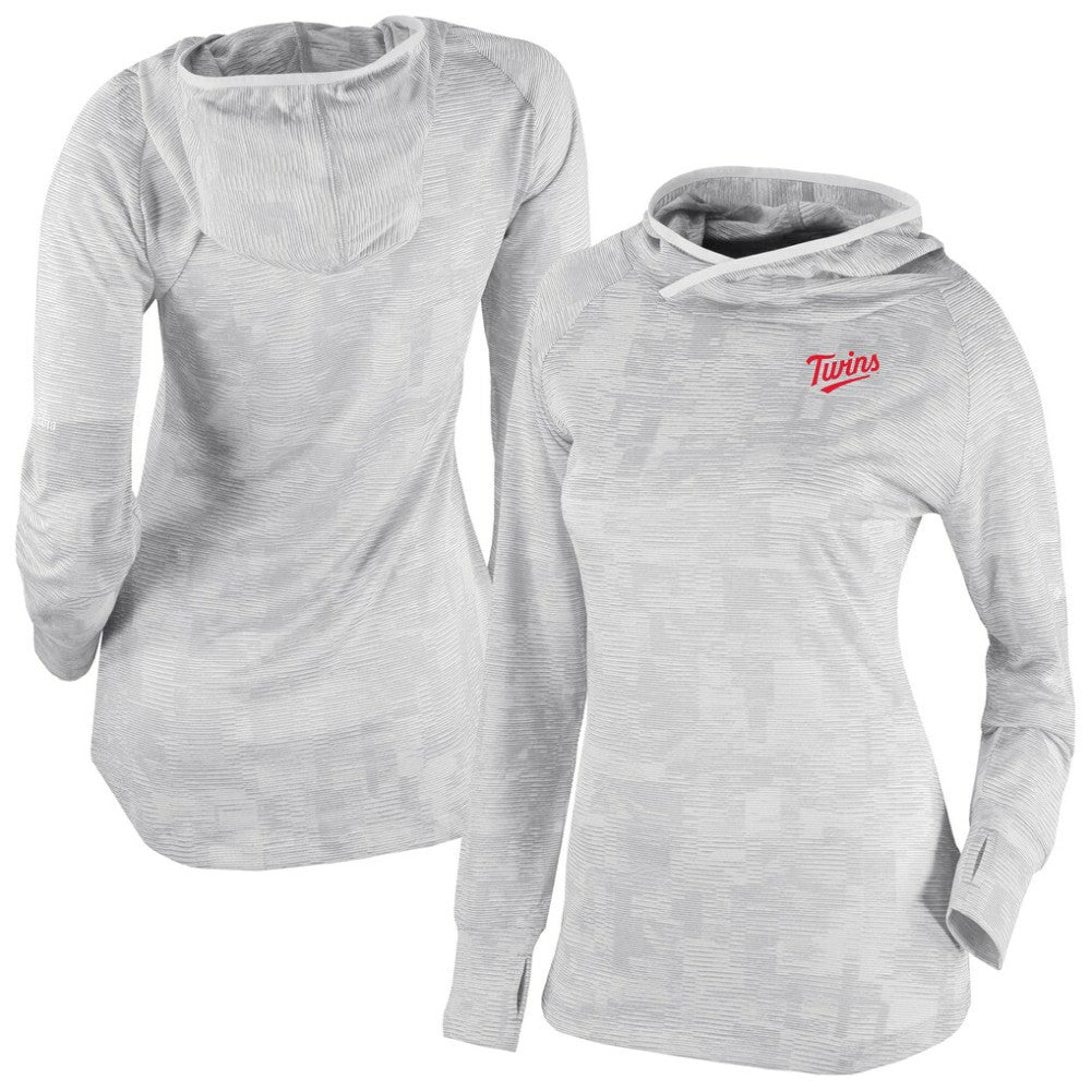 Minnesota Twins Columbia Women's Omni-Wick Sunday Ball Raglan Pullover Hoodie Sale