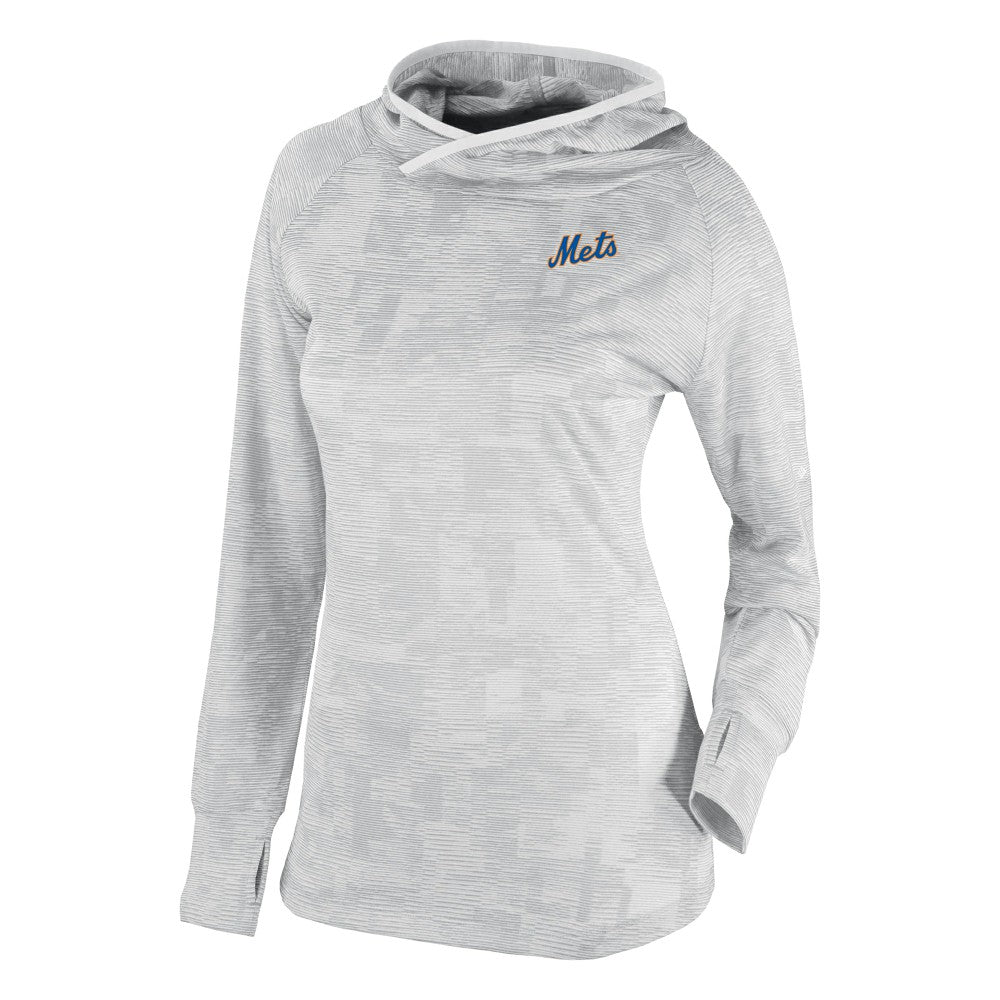 New York Mets Columbia Women's Omni-Wick Sunday Ball Raglan Pullover Hoodie Sale