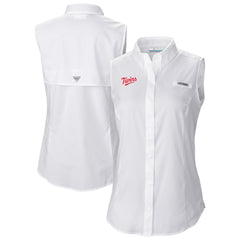 Minnesota Twins Columbia Women's Tamiami Sleeveless Shirt Outlet
