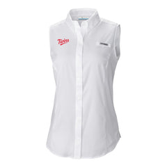 Minnesota Twins Columbia Women's Tamiami Sleeveless Shirt Outlet