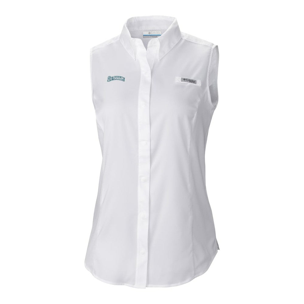 Seattle Mariners Columbia Women's Tamiami Sleeveless Shirt Near Me