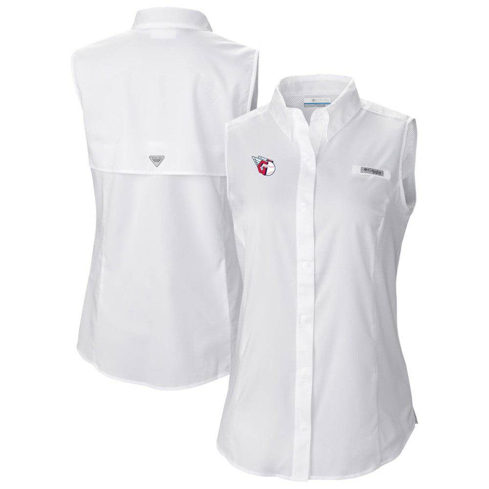 Cleveland Guardians Columbia Women's Tamiami Sleeveless Shirt Near Me