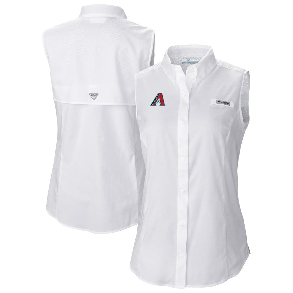 Arizona Diamondbacks Columbia Women's Tamiami Sleeveless Shirt for sale