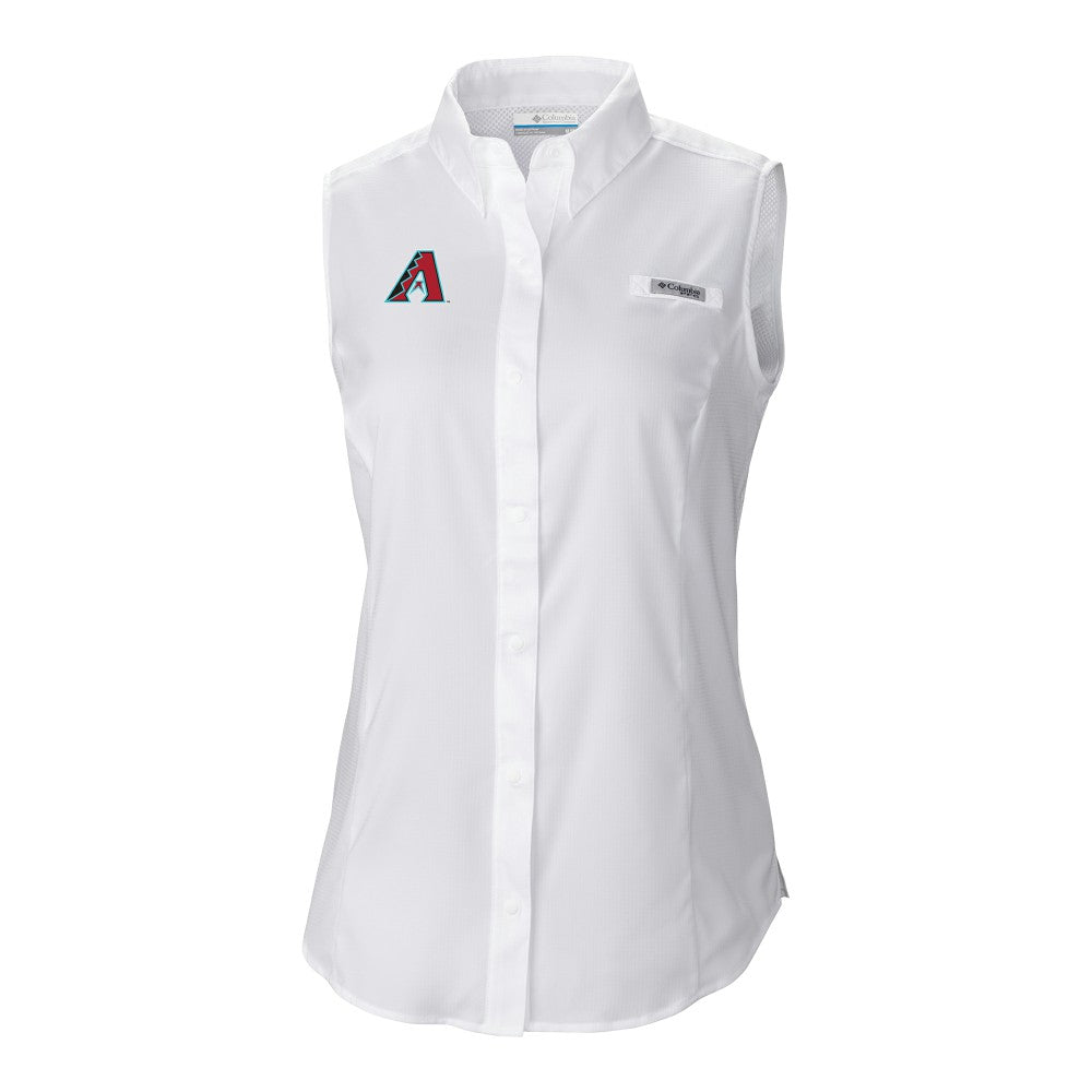 Arizona Diamondbacks Columbia Women's Tamiami Sleeveless Shirt for sale