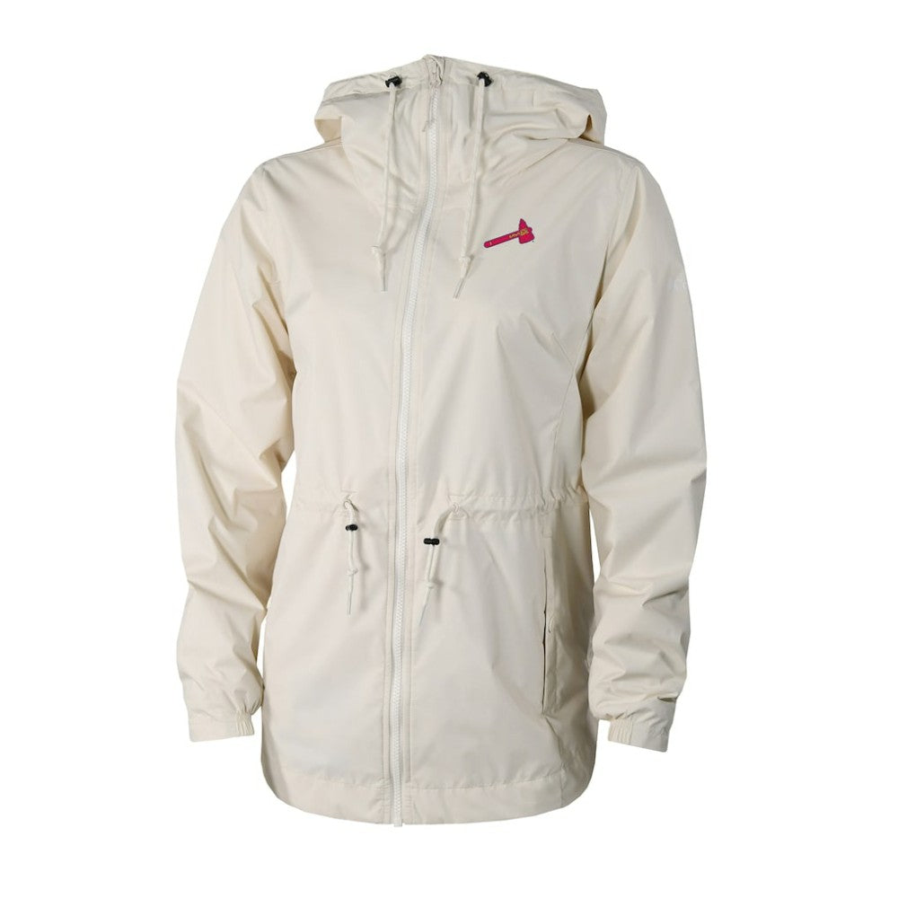 Atlanta Braves Columbia Women's Lily Park Full-Zip Rain Jacket Sale