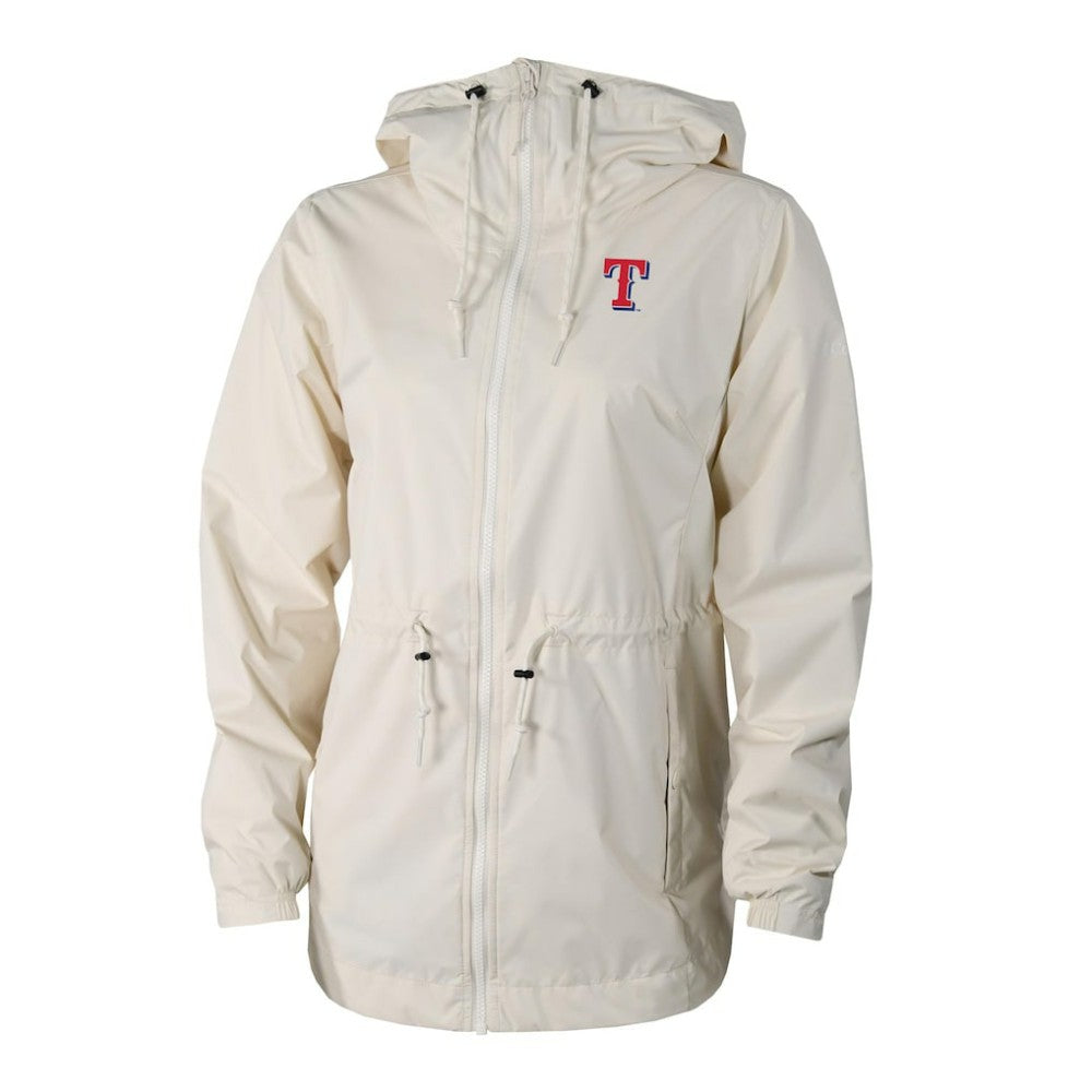 Texas Rangers Columbia Women's Lily Park Full-Zip Rain Jacket for sale