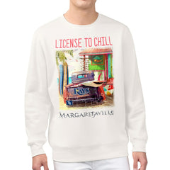 Tampa Bay Rays Margaritaville License to Chill Fleece Sweatshirt Outlet