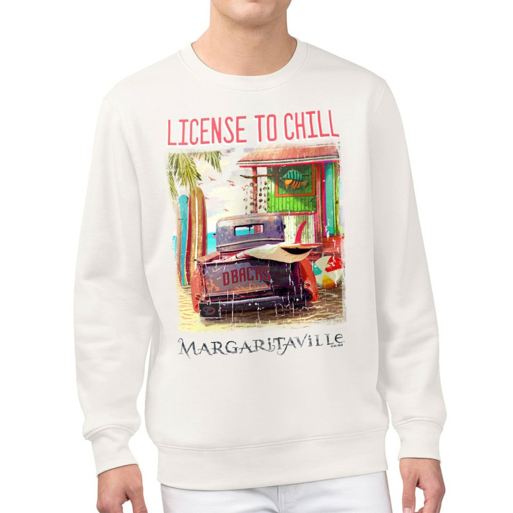Arizona Diamondbacks Margaritaville License to Chill Fleece Sweatshirt Online