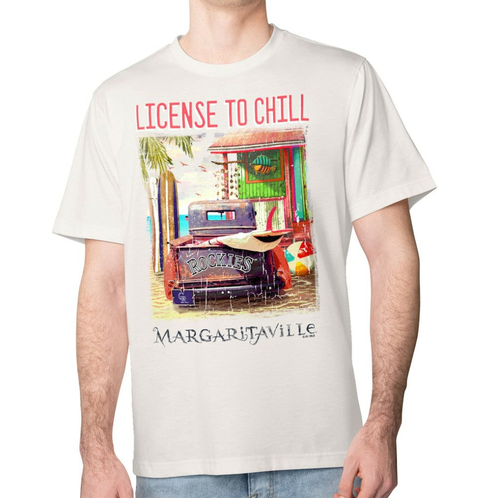Colorado Rockies Margaritaville License to Chill T-Shirt Near Me