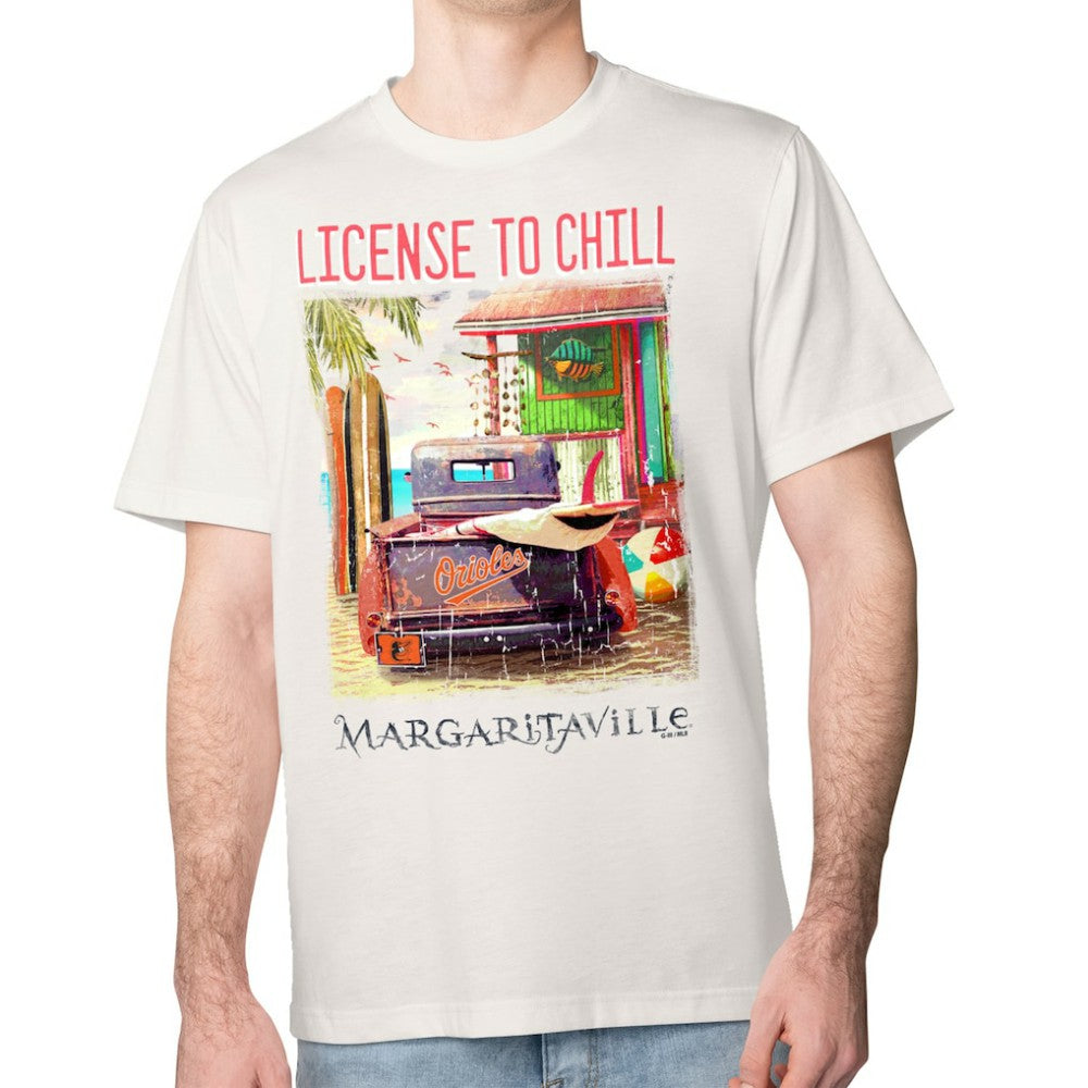 Baltimore Orioles Margaritaville License to Chill T-Shirt Near Me